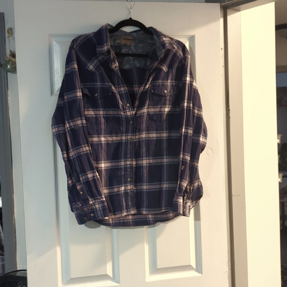 Flannel button up shirt